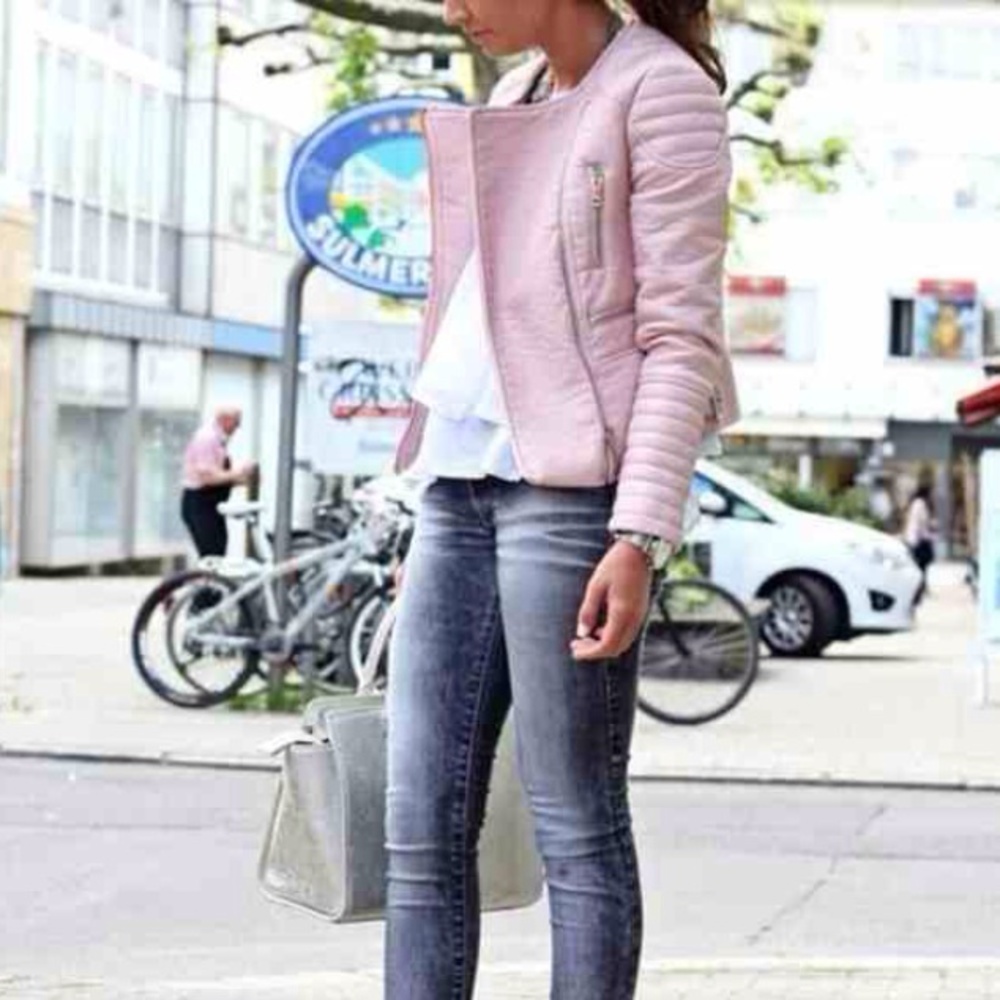 Hot trendy Zara pink perfecto jacket💖💞NO TRADE❗️